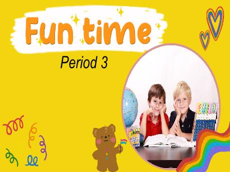 Bài giảng Tiếng Anh Lớp 3 (Global Success) - Review 1. Period 3